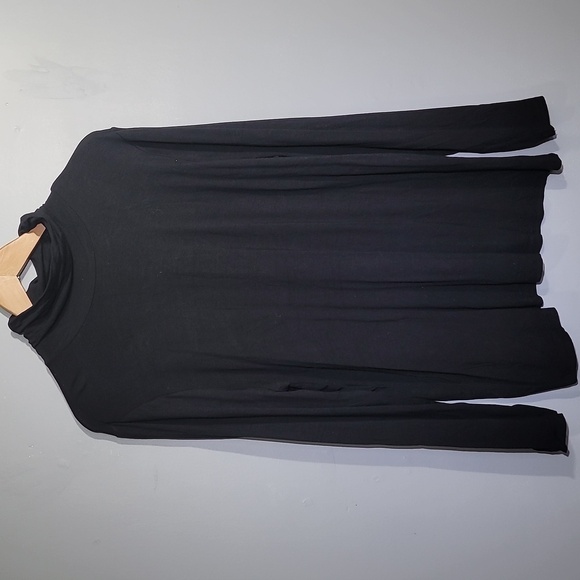 MOTTO Your Style Mantra QVC Black Long Sleeve Turtle Neck Blouse - Picture 2 of 7